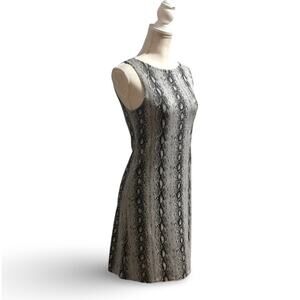 Denial Snakeskin Print Mini Dress